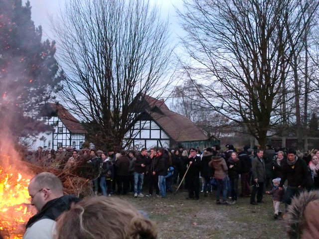 Osterfeuer in Wasserkurl Kamen