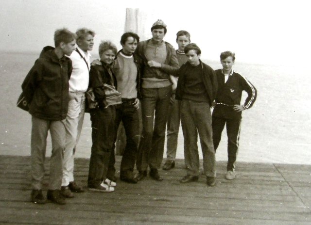 Klassenfahrt nach Amrum, weiter hier auf Helgoland im Jahr 1968
