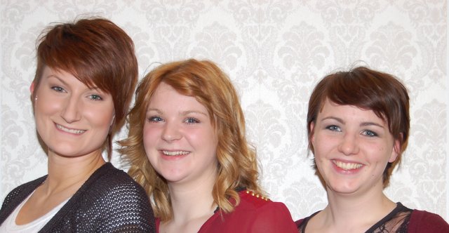 von links: Jess Schipper, Viviane Rehberg und Aline Kapeller
