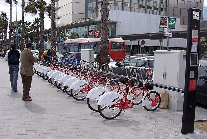 Fahrradstation Barcelona