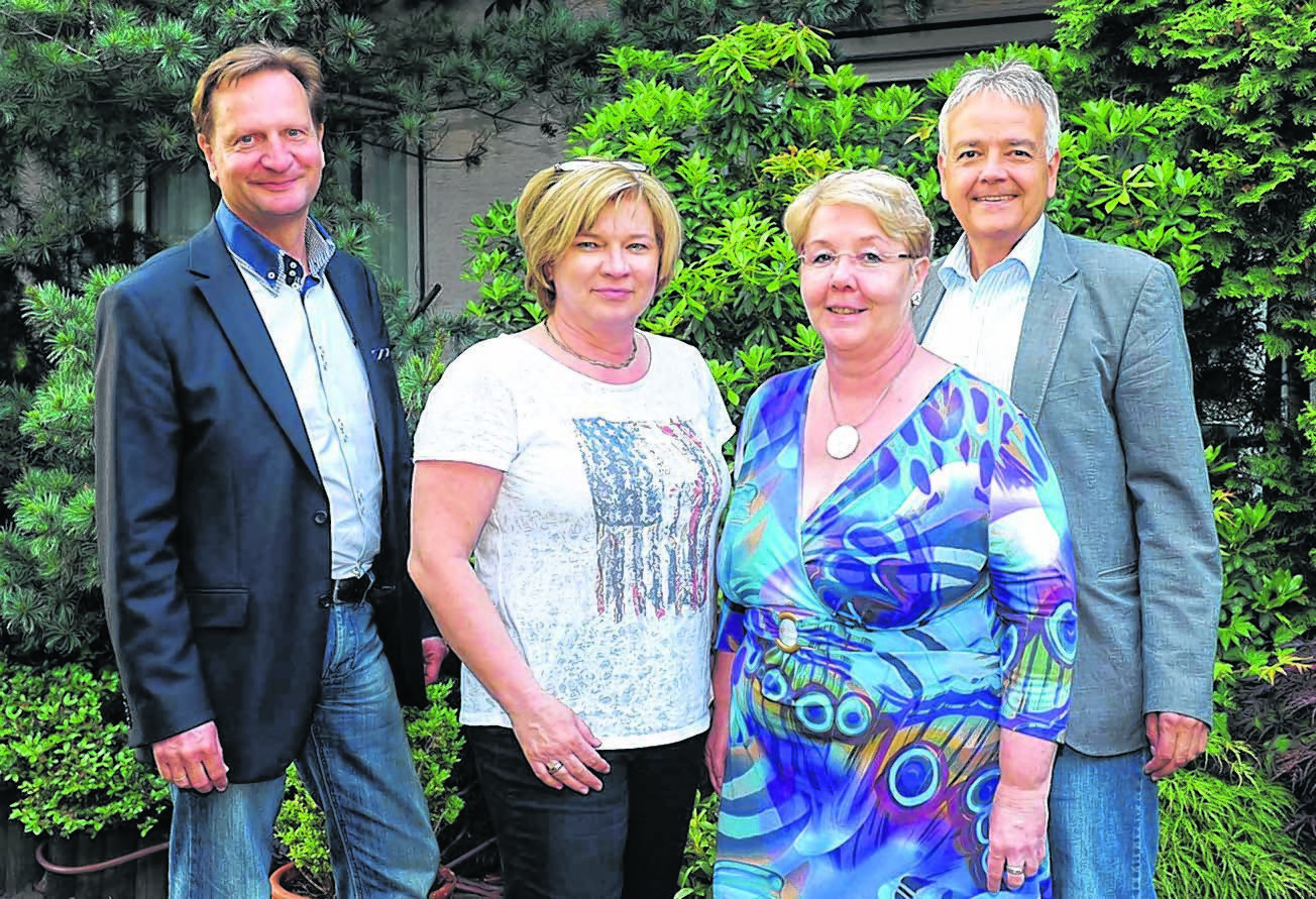 Der neue CeBo-Vorstand: Michael Balster, Klaudia Ortkemper, Rosemarie Recht und Rainer Lessau.