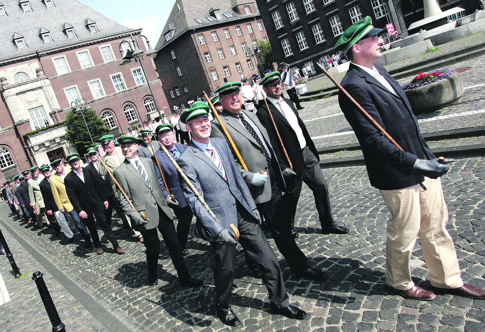 Der Ausmarsch der Alten Allgemeinen am vergangenen Samstag.