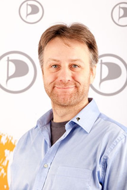 Jens Seipenbusch [1], Bundestagskandidat der NRW Piraten Foto: Tobias Eckrich CC-BY NC SA