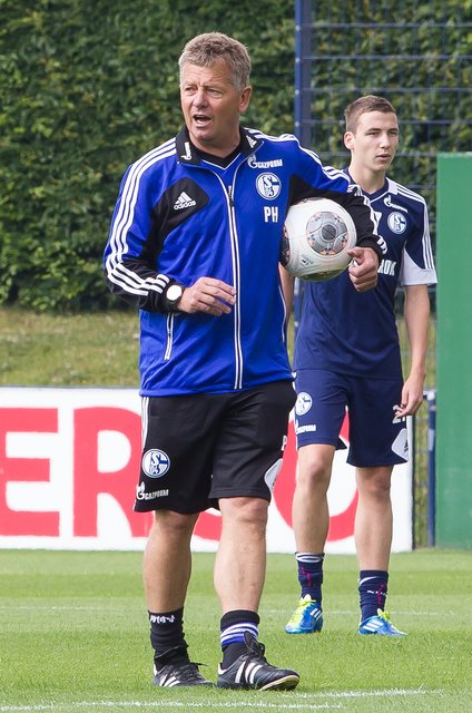 Schalkes neuer Co-Trainer Peter Hermann. Foto: Gerd Kaemper