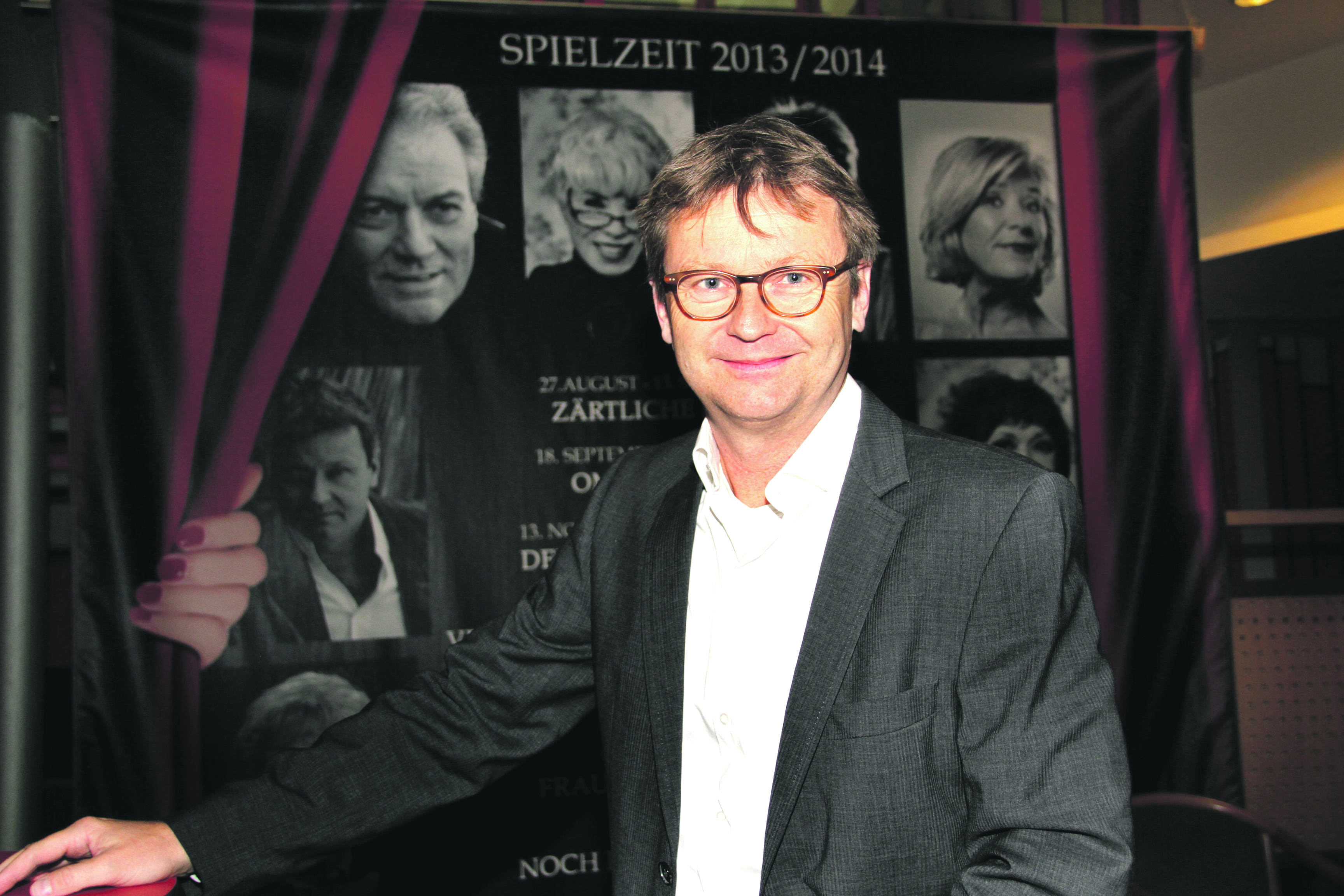Theater an der Kö: René Heinersdorff stellte die Spielzeit 2013/2014 vor. Foto: Siegel