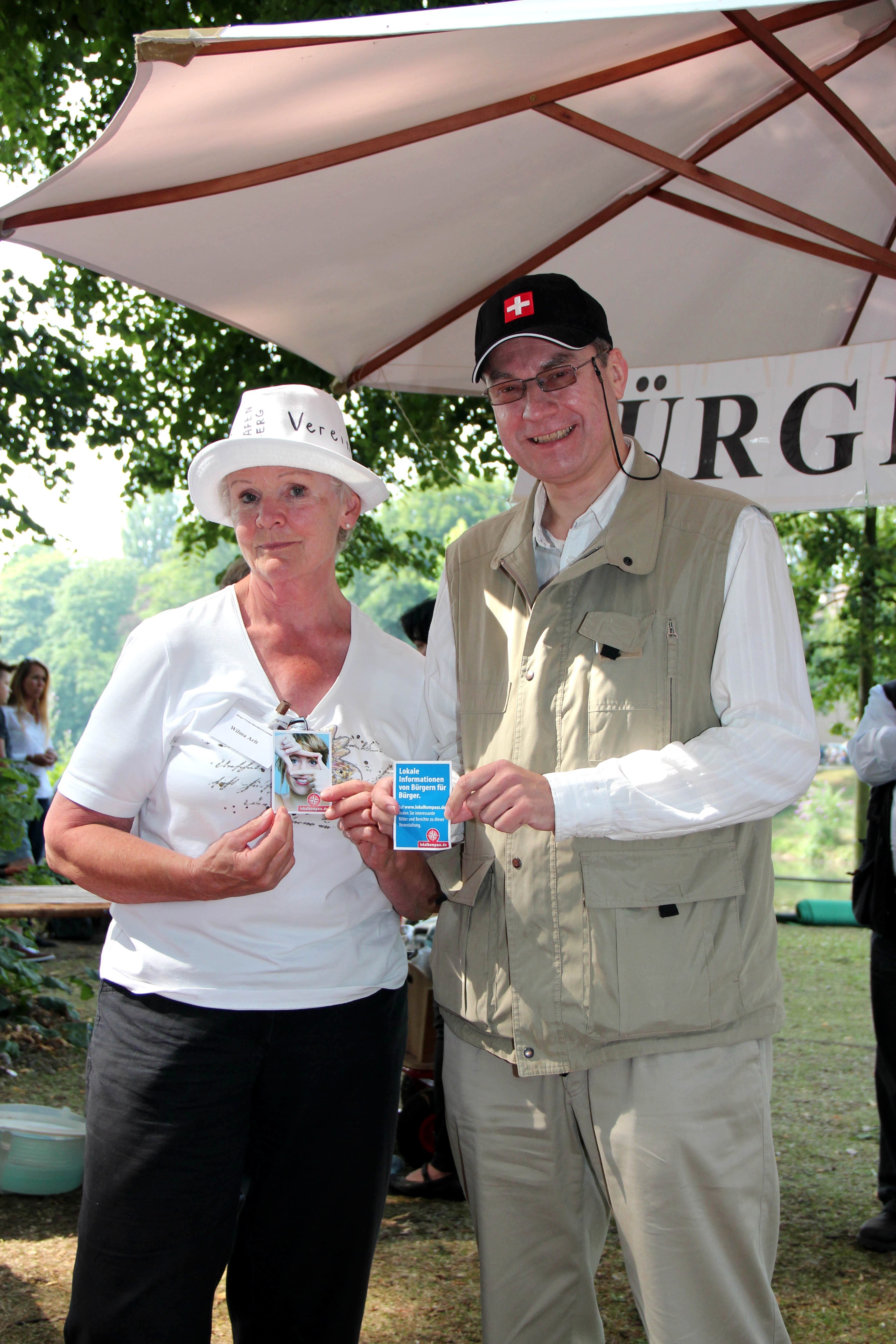 Schriftführerin Wilma Arlt vom Bürgerverein.