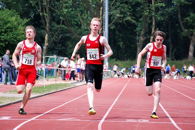 Hervorragend: Justus Köhne steigerte sich von Lauf zu Lauf.