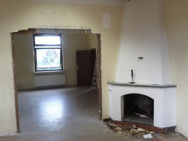 Der Umbau beginnt....