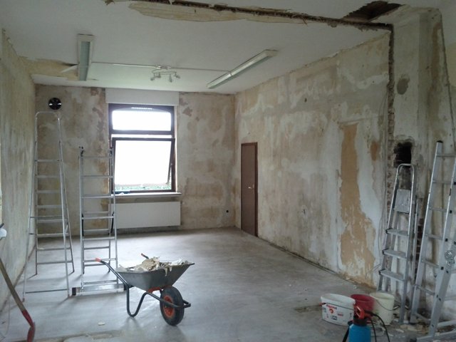 Blick in den ehem. "größeren" Raum.