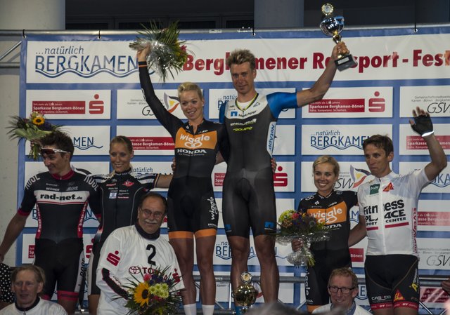 Die Gewinner unter sich.