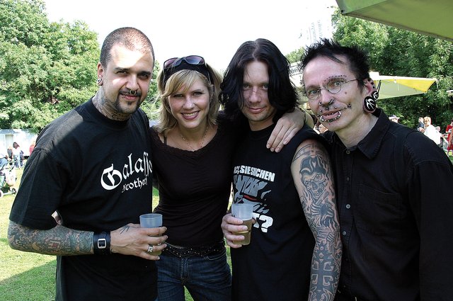 Tätowierungen und Piercings stehen im Mittelpunkt der 20. Tattoo-Party, die traditionsgemäß am ersten Samstag im August stattfindet.