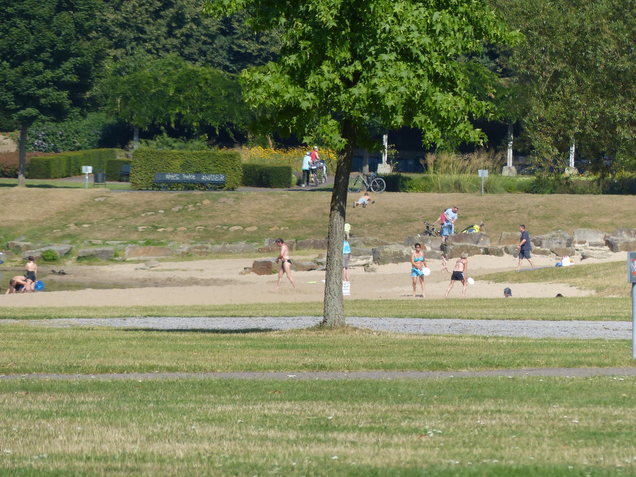 Sonntag im Seepark Lünen und am Kanal Lünen