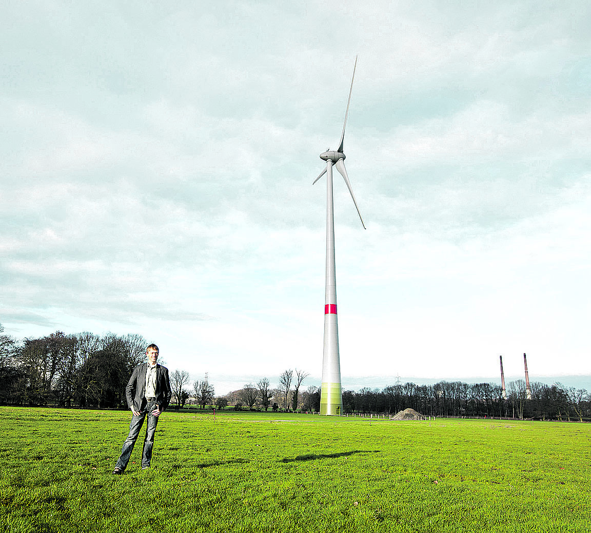 Auch in Gladbeck wird mit Windkraftanlagen Energie erzeugt. Doch davon halten gleich zwei IHKs in unmittelbarer Nachbarschaft scheinbar nicht viel.