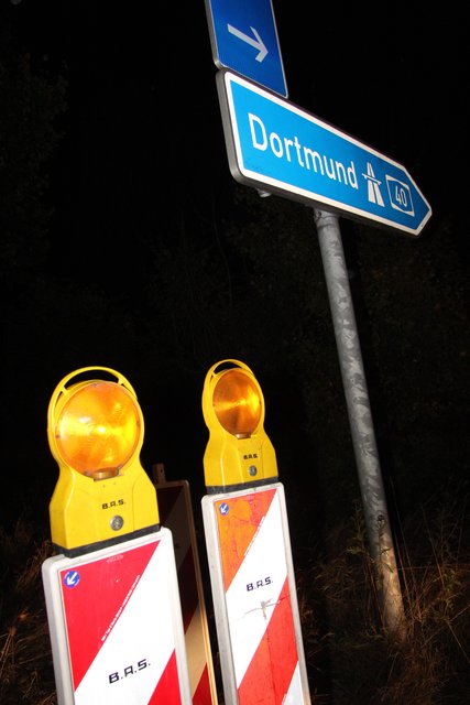 Auffahrt Bochum-Werne: Kein Durchkommen nach Dortmund.