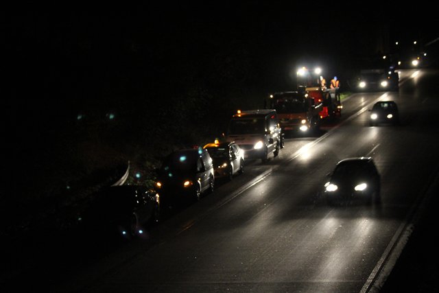 Bereitschaft der Baufahrzeuge