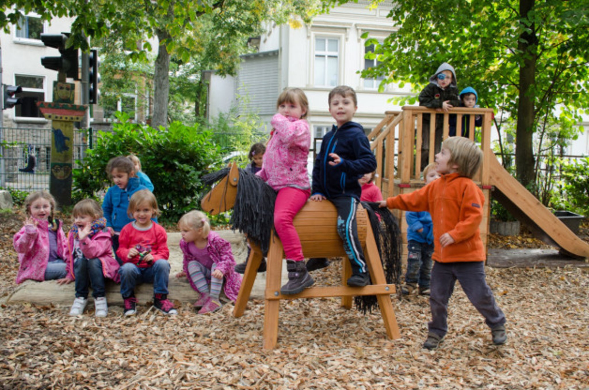 Neuer Spielgarten für die Kleinsten im Kindergarten Gartenstrasse