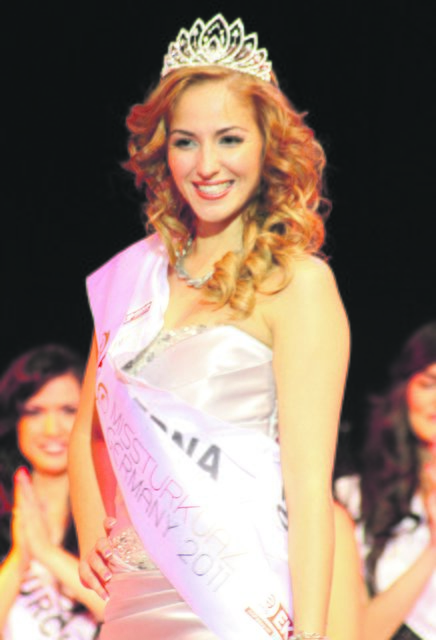 Berna Keklikler aus Gelsenkirchen gewann im Jahr 2011 den Titel und wurde später auch Dritte bei „Miss Deutschland“ und wurde „Miss Peace International 2nd Runner”. Foto: Privat