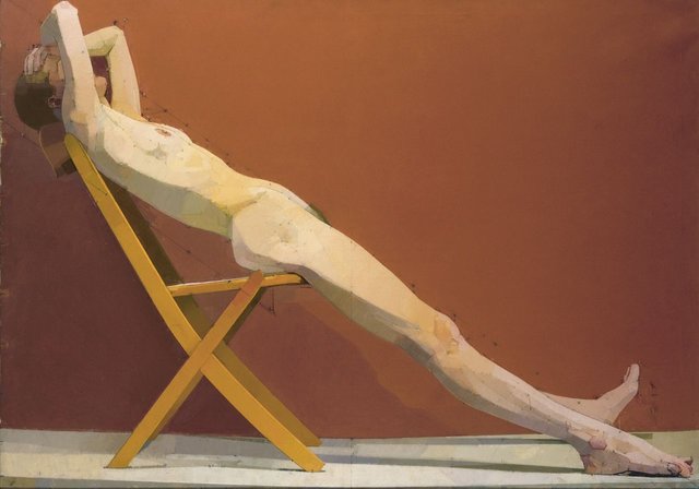Euan Uglow, The Diagonal, 1971-77, Estate of John Paul Getty Jr. | Foto: © Estate of Euan Uglow / Courtesy of Browse and Darby Ltd