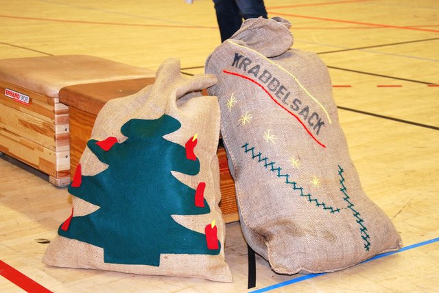 Die Objekte der Begierde: Die Säcke des Nikolaus.