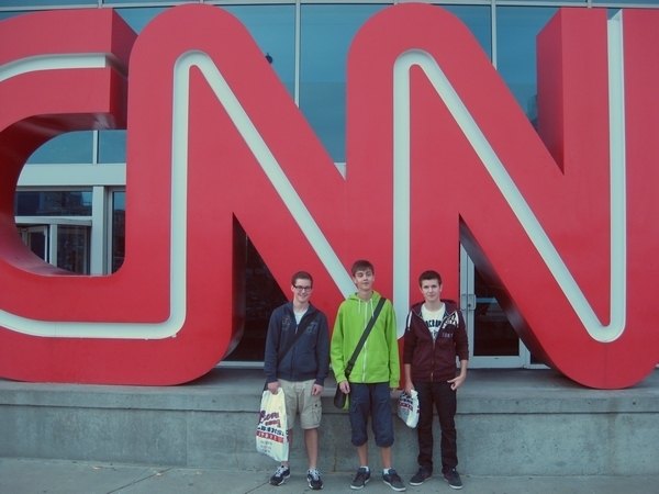 Theodor-Heuss-Gymnasium Essen, Atlanta-Austausch 2013: CNN, neben Coca Cola eine der bedeutendsten Firmen in Atlanta