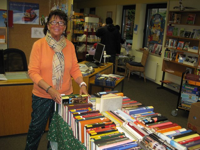 Aussortierte Bücher gab es für kleines Geld in der Bücherei St. Martin.