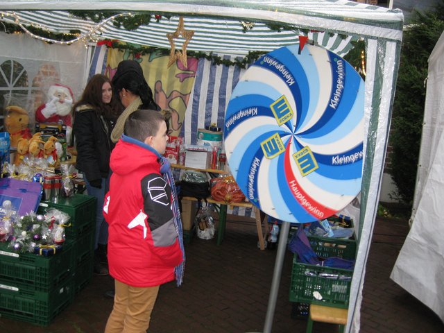 Das Glücksrad von Edeka wurde oft gedreht.