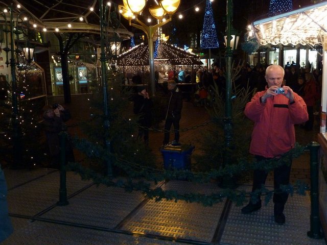 Schnell noch ein Foto von den "Mutigen",.....