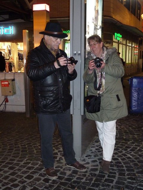 "Mensch Jürgen, überleg mal, wir könnten klasse Fotos aus 38 Metern Höhe schiessen!"