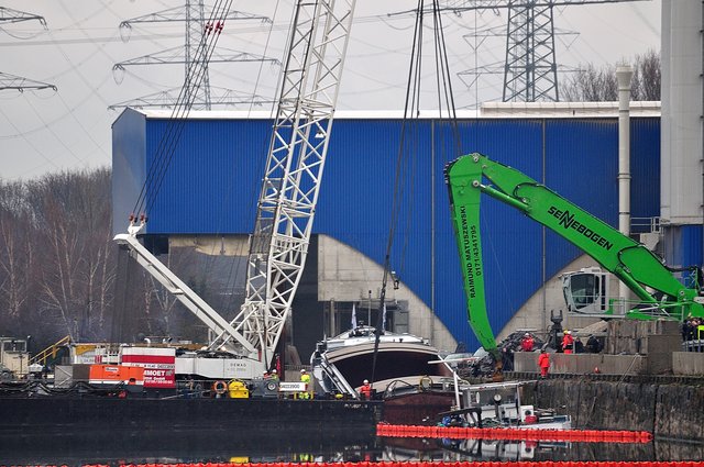 Bergung der Nautic1.Foto:Kurt Gritzan