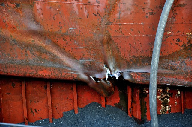Bergung der Nautic1.Foto:Kurt Gritzan