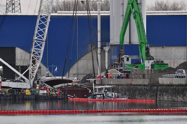 Bergung der Nautic1.Foto:Kurt Gritzan