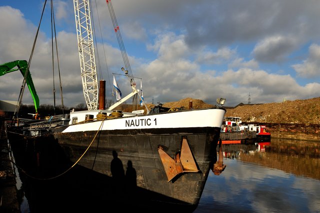 Bergung der Nautic1.Foto:Kurt Gritzan