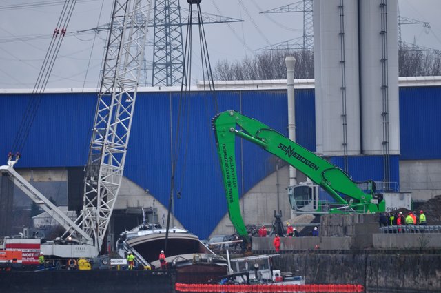 Bergung der Nautic1.Foto:Kurt Gritzan