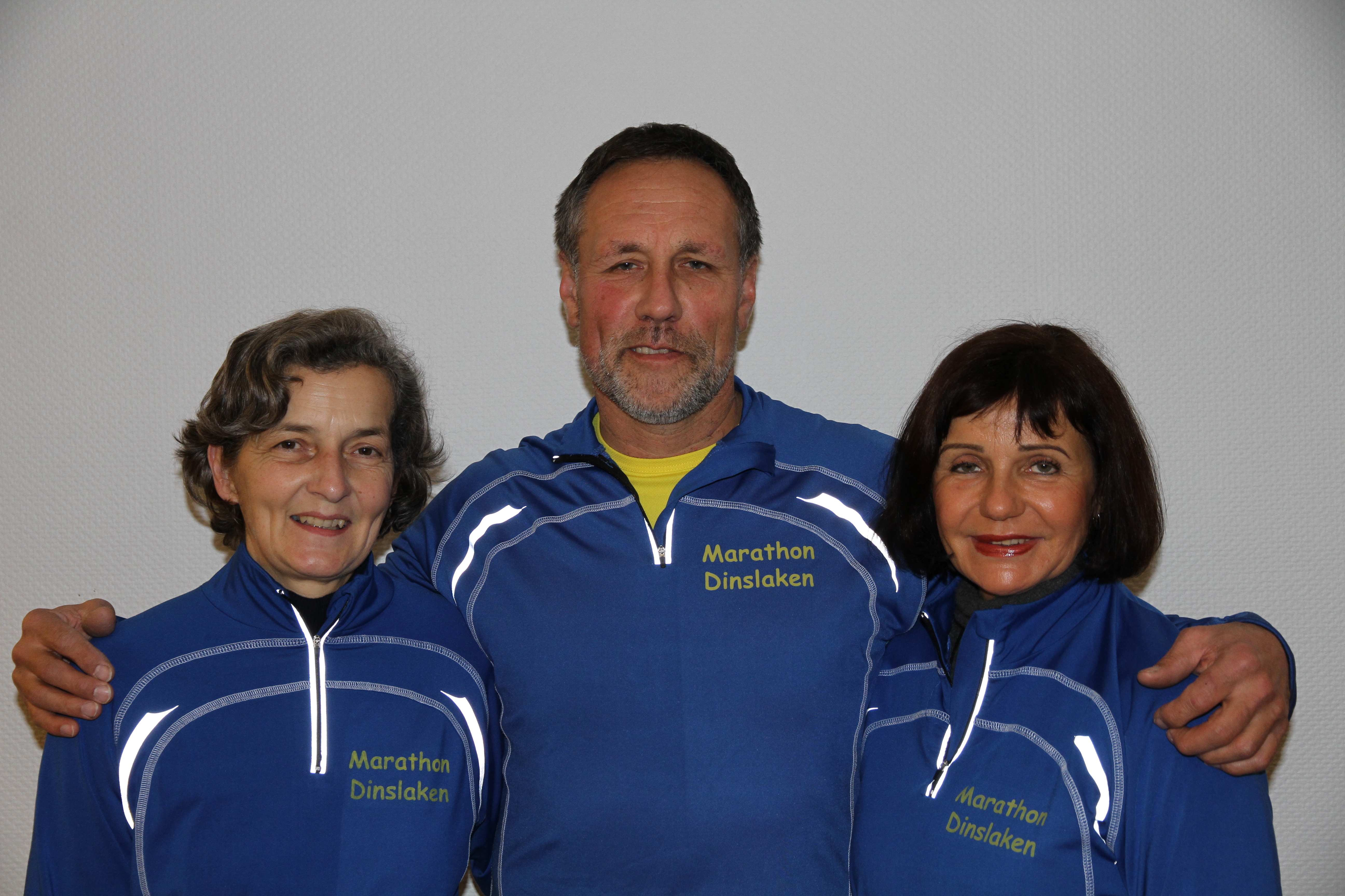 die Übungsleiter von Marathon Dinslaken: Friederike Setzepfandt, Lothar Dengler und Gabi Üzel