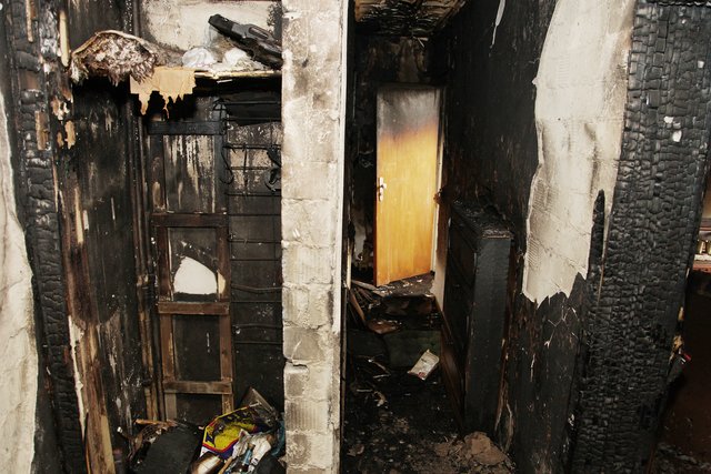 Die Wohnung der Eheleute stand in Flammen. | Foto: Magalski