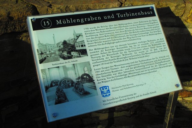 ...an der kleinen Brücke in E-Kettwig...