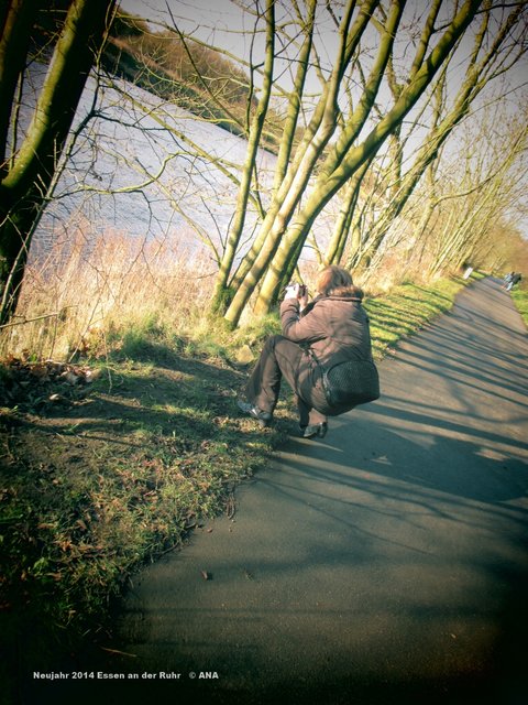 am Ufer...gab es auch schon viel zu sehen...