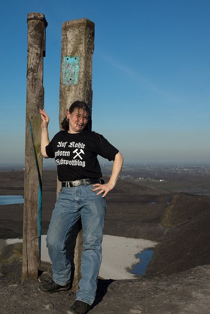 Die Fotografin vor der Kamera