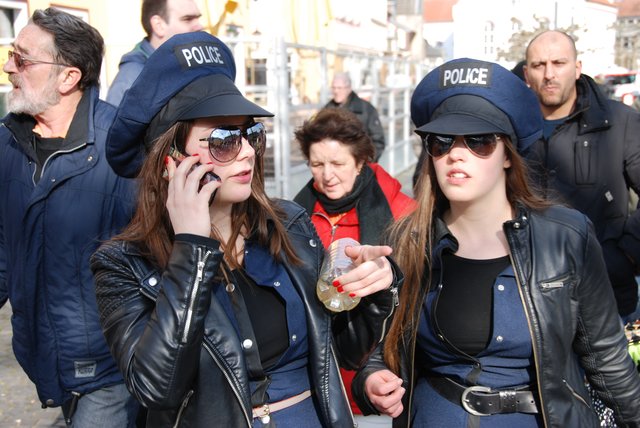 "Die Police" hatte auch in Xanten alles im Griff.
