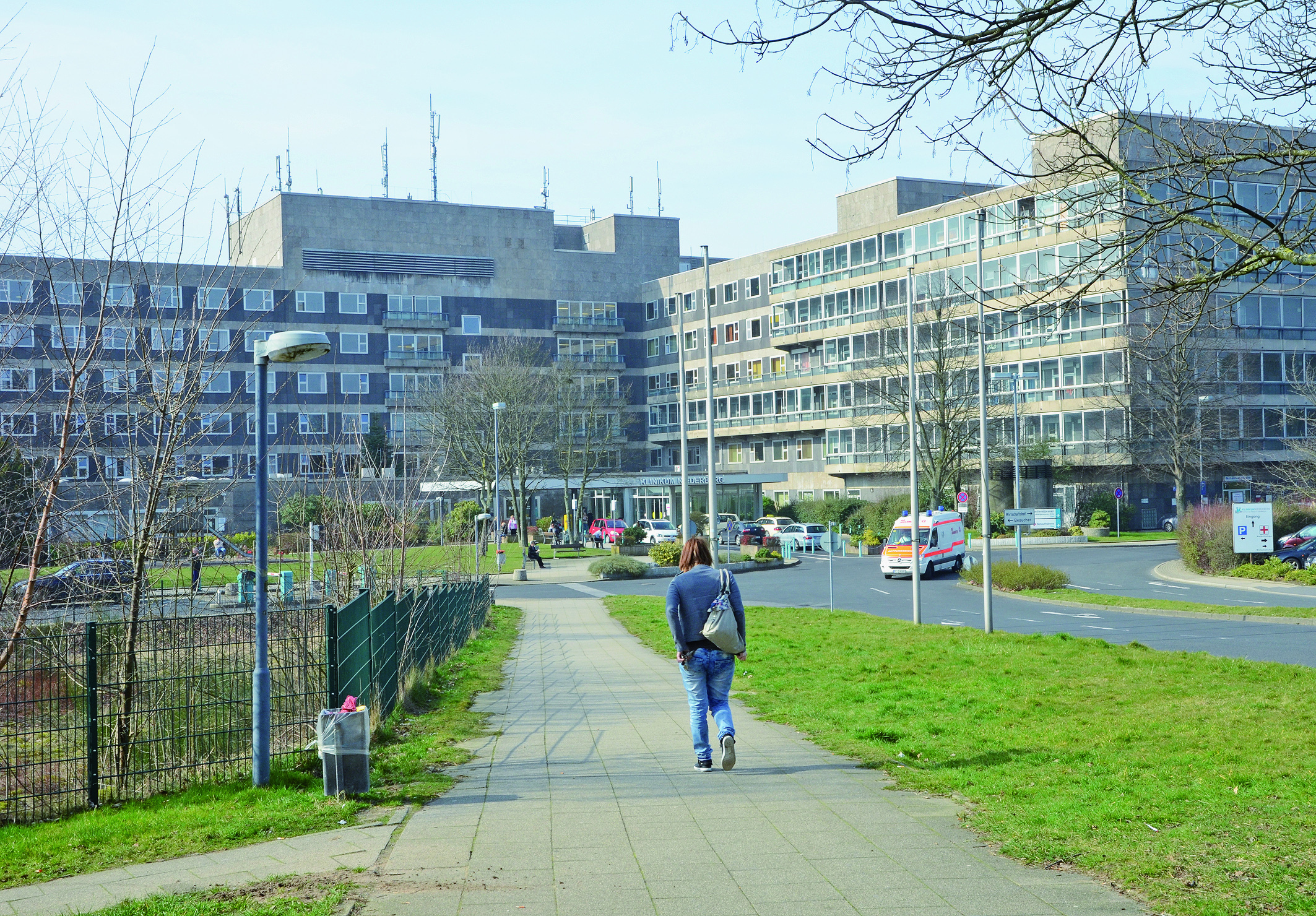 Das Klinikum Niederberg in Velbert.