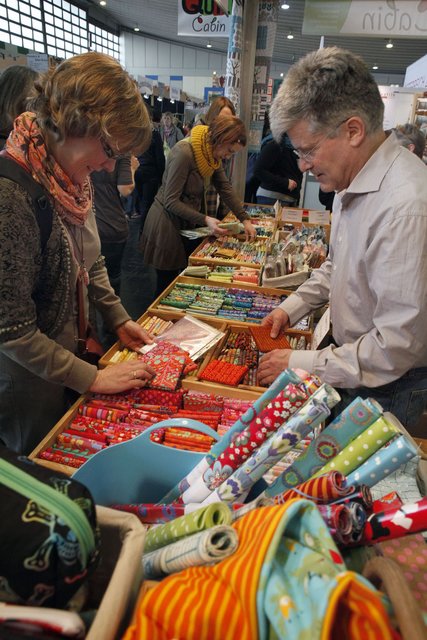 Die Creativa ist natürlich auch ein Einkaufsparadies für Kreative. | Foto: Westfalenhallen