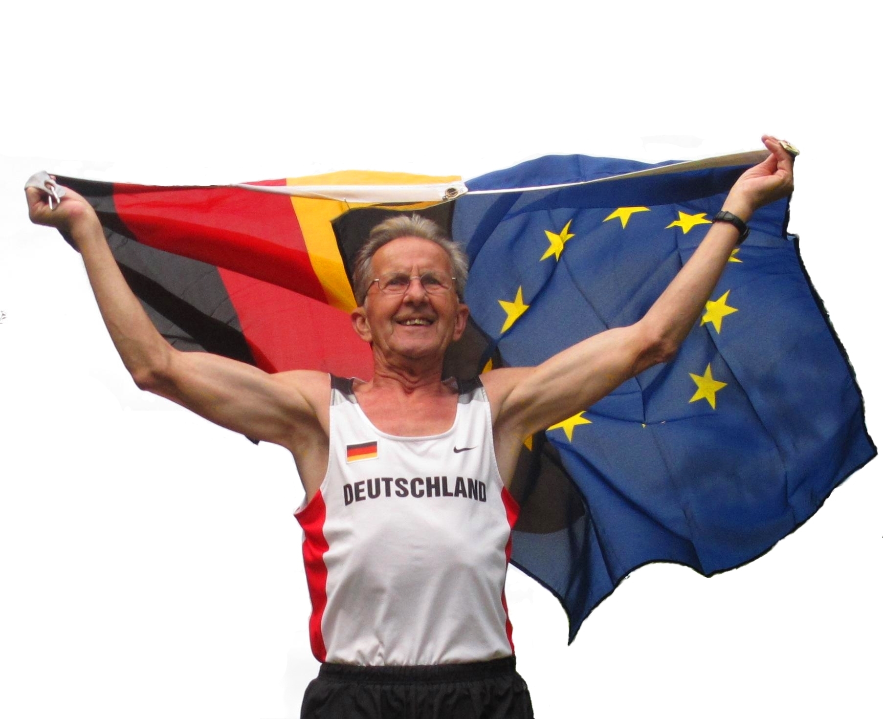 Klemens Wittig läuft auch mit 76 Jahren regelmäßig bei Marathonrennen in der ganzen Welt mit.