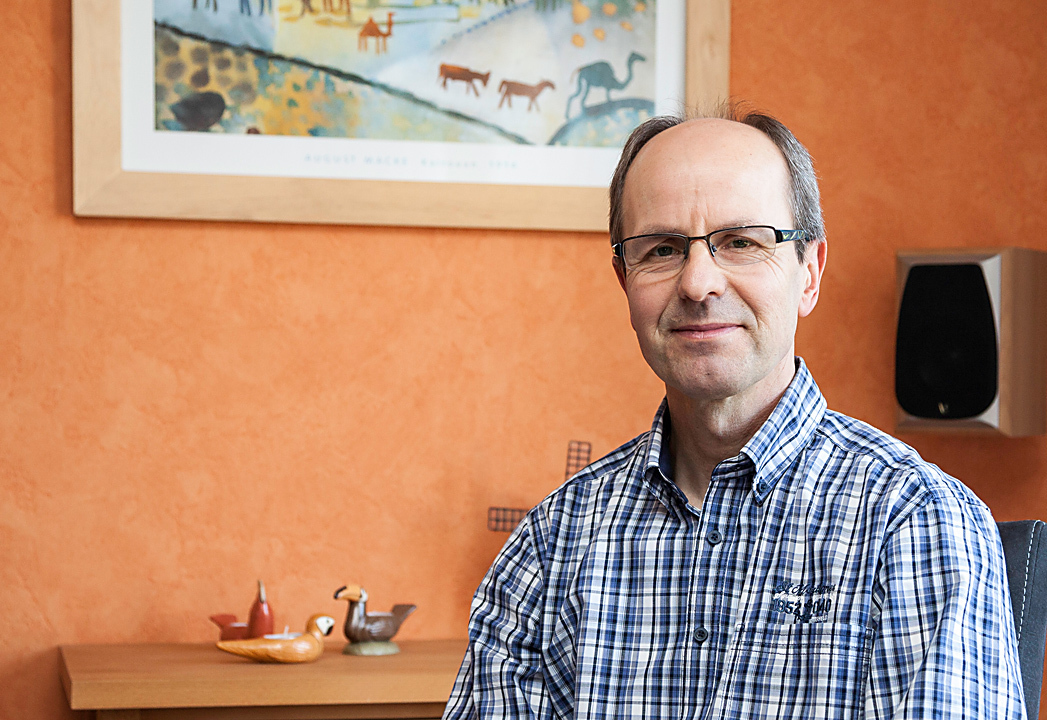 Detlef Zahlten sorgte für das Sparkassen-Bild im April.
Foto: Kosjak