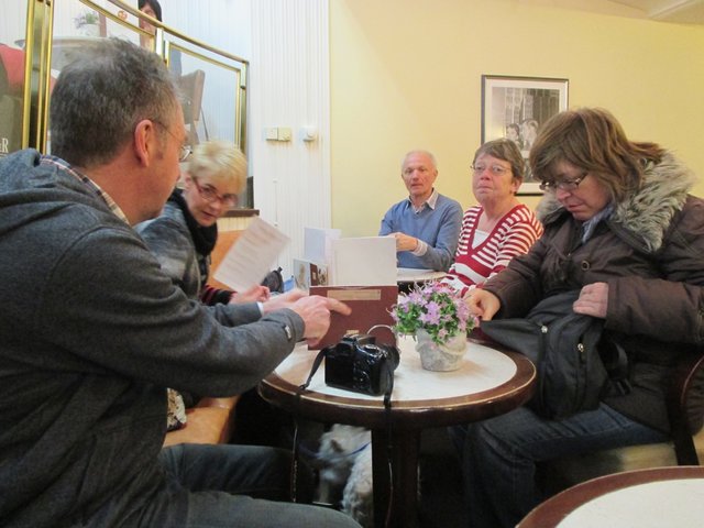 ...gerade angekommen, es sich gemütlich machen...