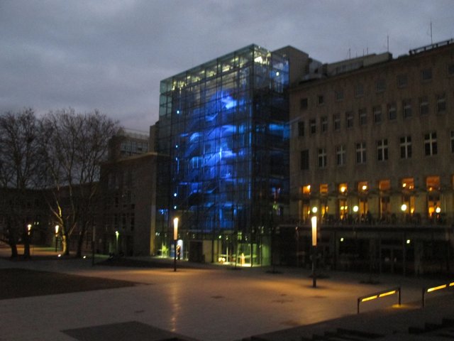 Abendliche VHS am Burgplatz...