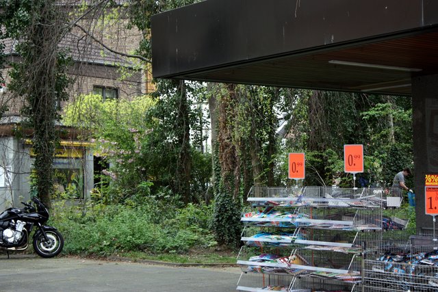 Kein schöner Ausblick auf das Kindermoden Geschäft OkiDOki