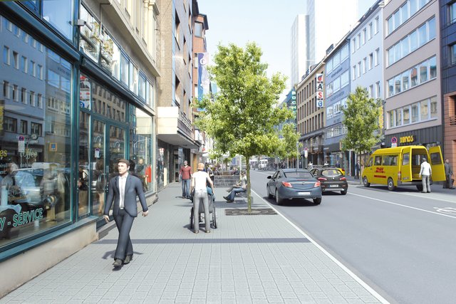 Umbau der Friedrichstraße: Erste Pläne vorgestellt - Düsseldorf