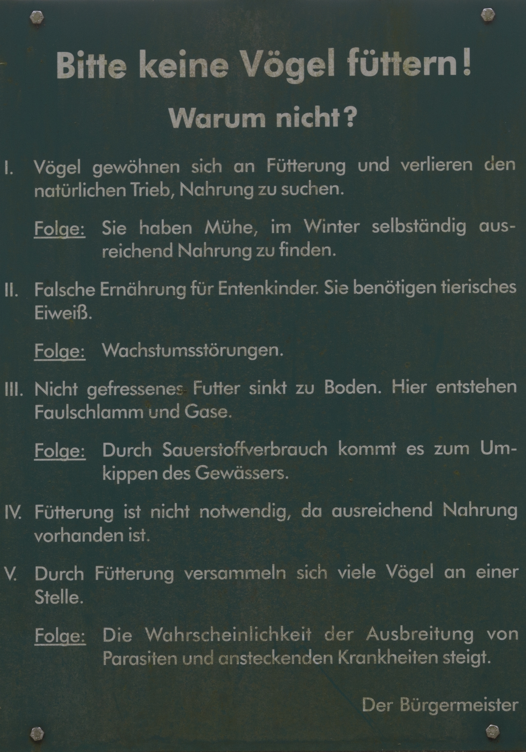 Verbotsschild