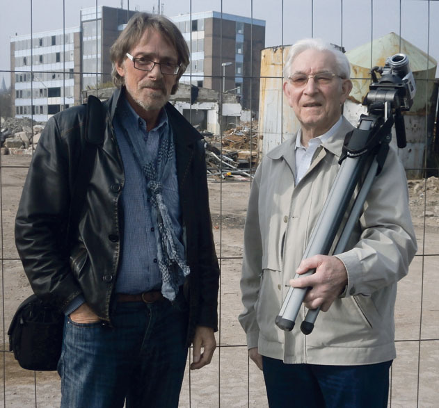 Haben den Abriss der Margaine-Union gefilmt: Willy Jansen und Klaus Wynhoff
