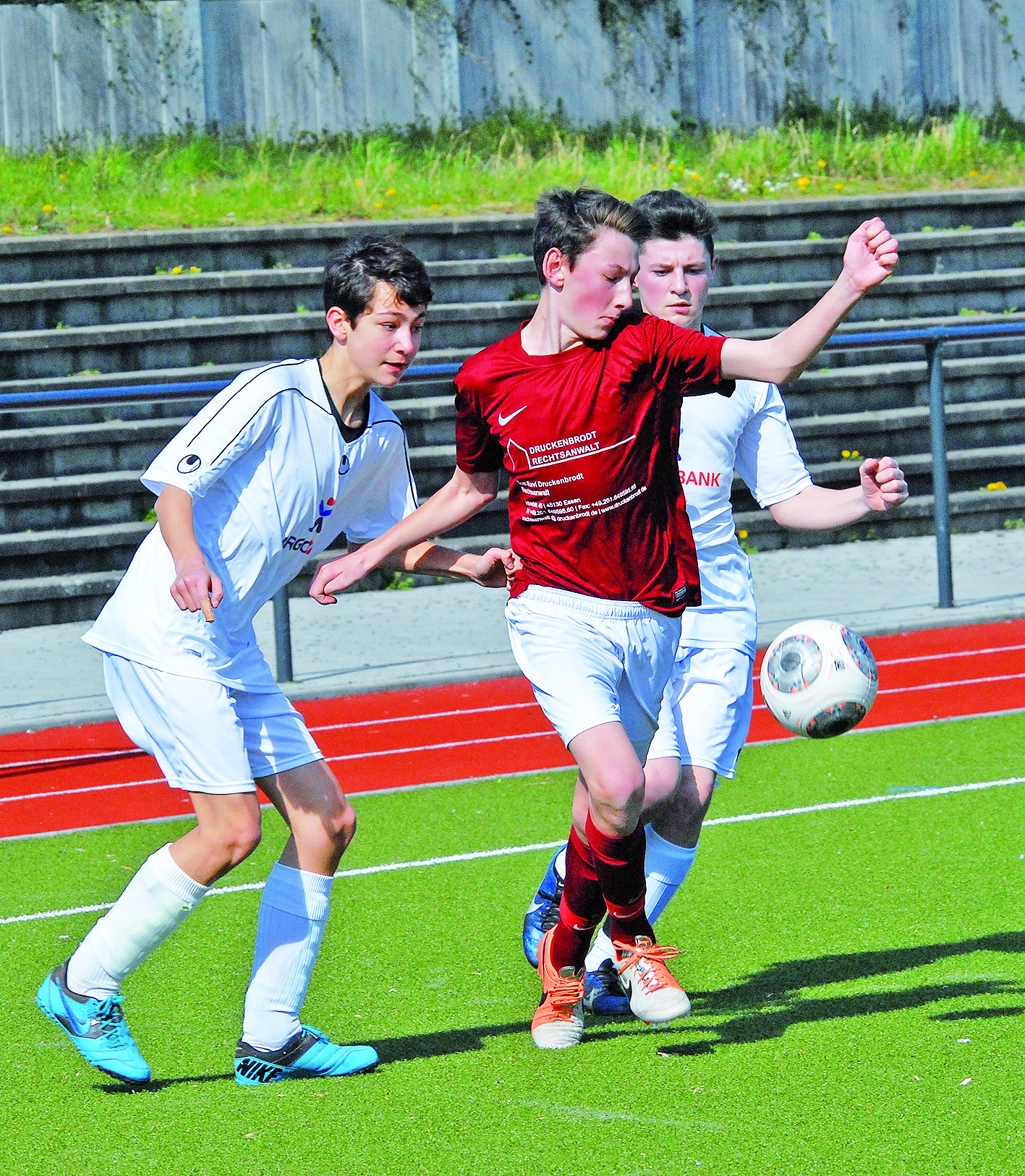 Die C1-Junioren - hier Lucas Hicking - unterlagen in Steele.